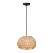 Maxim 14411NABK Tahiti 14" 1 Light Pendant | Black
