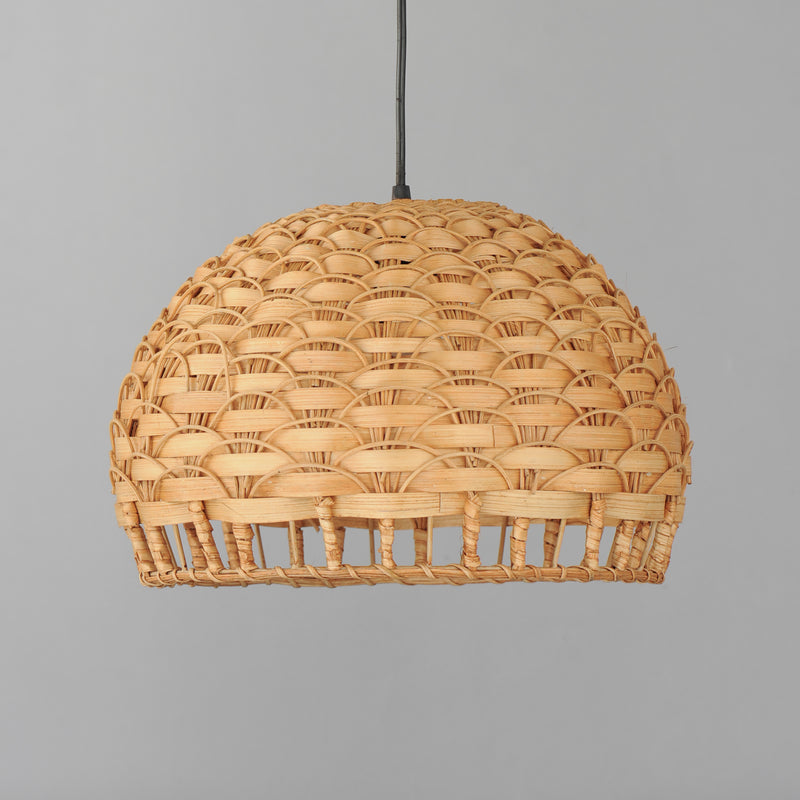 Maxim 14411NABK Tahiti 14" 1 Light Pendant | Black