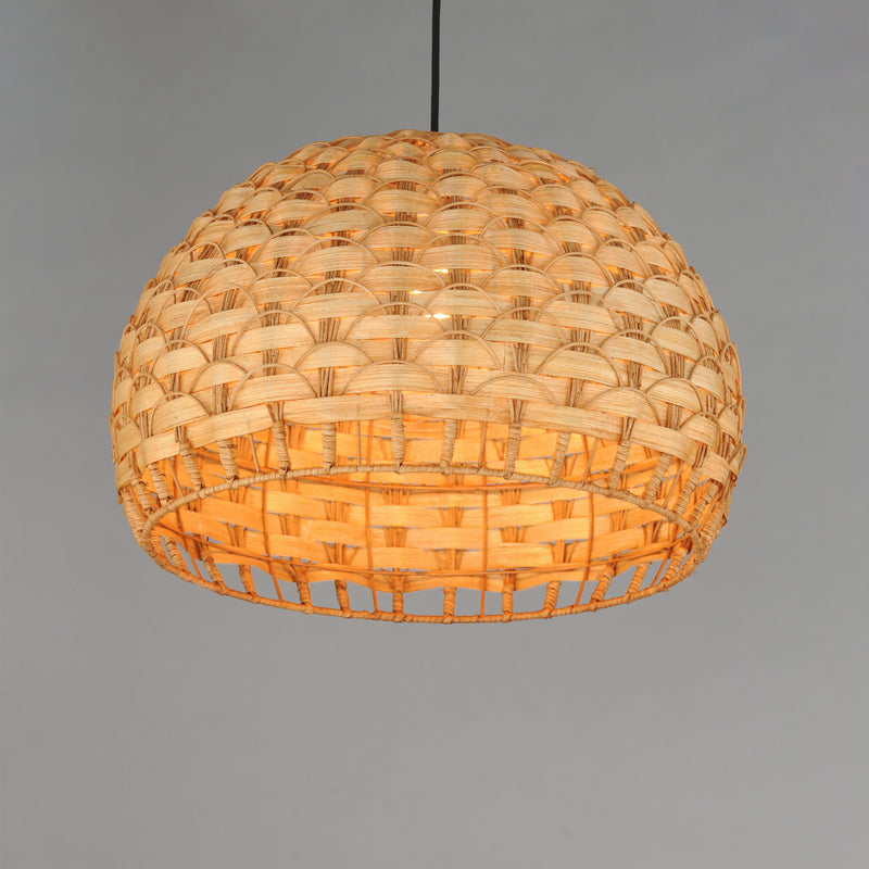 Maxim 14413NABK Tahiti 20" 1 Light Pendant | Black
