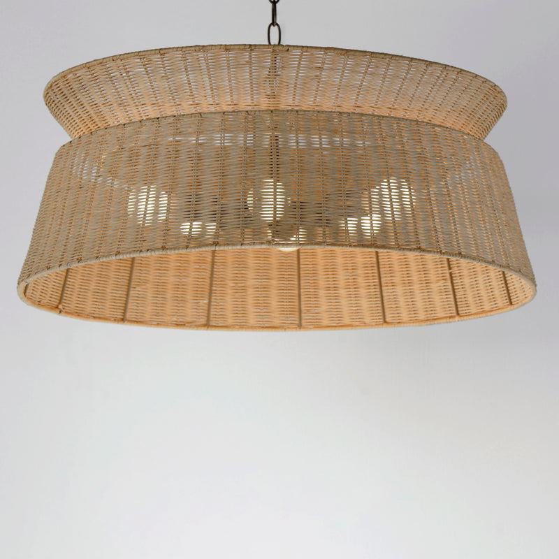 Maxim 14416NADBZ Tulum 6 Light Chandelier | Dark Bronze