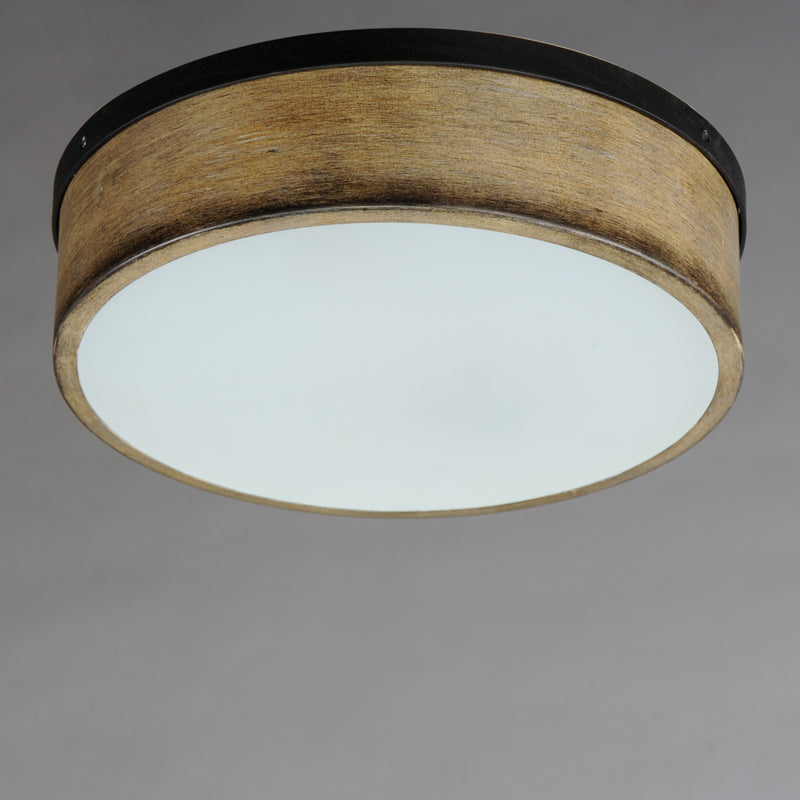 Maxim 14440DWBK Franklin 2 Light Flush Mount | Driftwood / Black