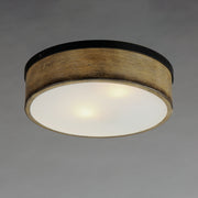 Maxim 14440DWBK Franklin 2 Light Flush Mount | Driftwood / Black