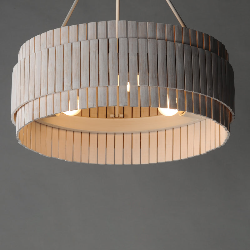 Maxim 14453WWTEC Satori 3 Light Chandelier | Ecru