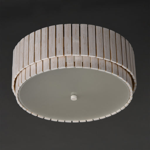 Maxim 14459WWTEC Satori 2 Light Flush Mount | Ecru