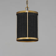 Maxim 14461BRNAB Rattan 1 Light Pendant | Natural Aged Brass