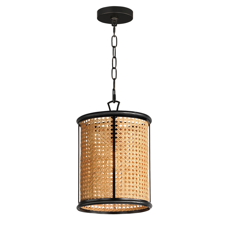 Maxim 14471NABK Cane 1 Light Pendant | Black