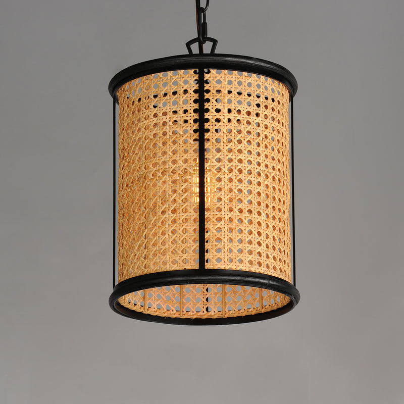 Maxim 14471NABK Cane 1 Light Pendant | Black