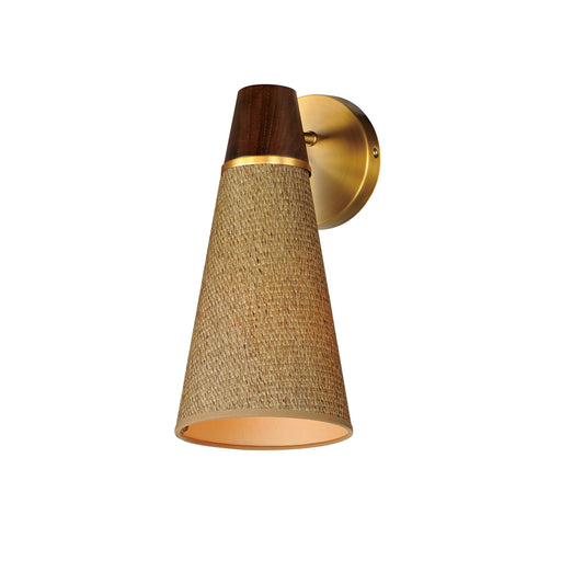 Maxim 14480GCNAB Sumatra 1 Light Sconce | Natural Aged Brass
