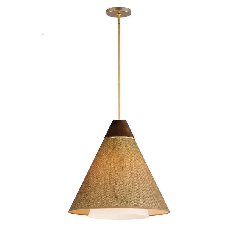 Maxim 14483GCNAB Sumatra 20" Pendant | Natural Aged Brass