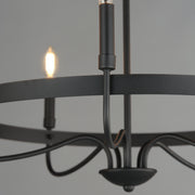 Maxim 14495BK Frankie 5 Light Chandelier | Black