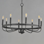 Maxim 14498BK Frankie 8 Light Chandelier | Black