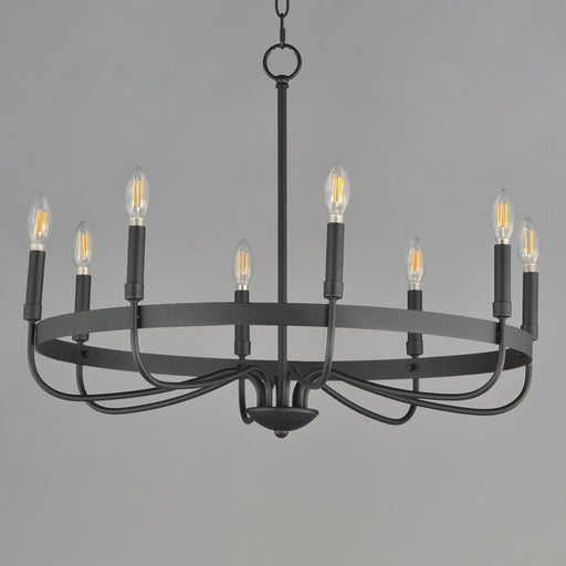 Maxim 14498BK Frankie 8 Light Chandelier | Black