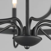 Maxim 14498BK Frankie 8 Light Chandelier | Black