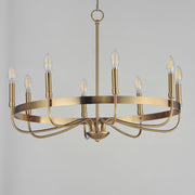 Maxim 14498HR Frankie 8 Light Chandelier | Heritage