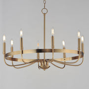 Maxim 14498HR Frankie 8 Light Chandelier | Heritage