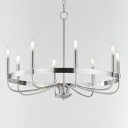 Maxim 14498SN Frankie 8 Light Chandelier | Satin Nickel