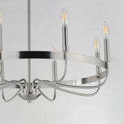 Maxim 14498SN Frankie 8 Light Chandelier | Satin Nickel