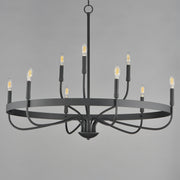 Maxim 14499BK Frankie 9 Light Chandelier | Black