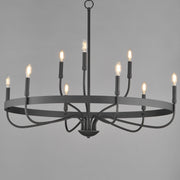 Maxim 14499BK Frankie 9 Light Chandelier | Black