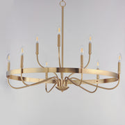 Maxim 14499HR Frankie 9 Light Chandelier | Heritage