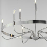 Maxim 14499SN Frankie 9 Light Chandelier | Satin Nickel