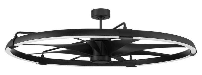 Craftmade AXL57FB8 Axel Outdoor LED Ceiling Fan -Flat Black