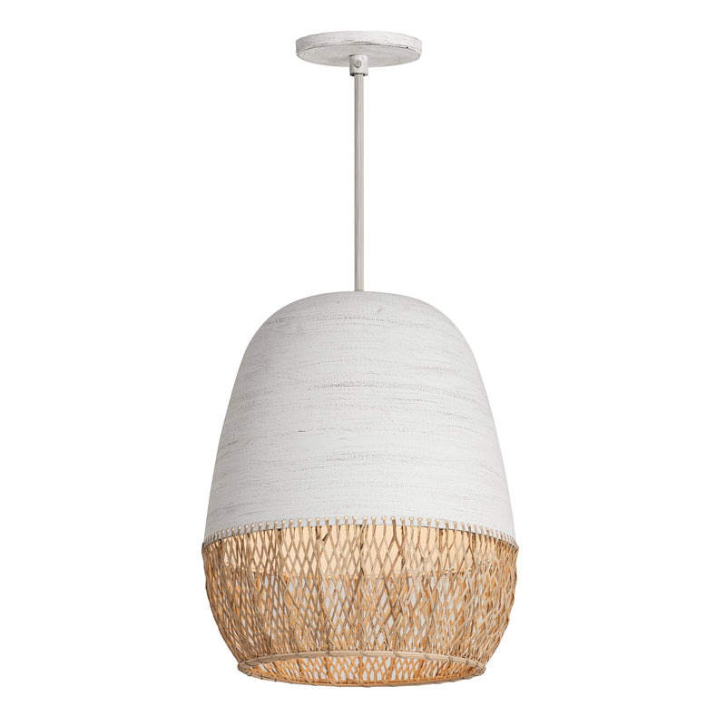 Maxim 14912NAIV Tamba 1 Light Pendant | Ivory