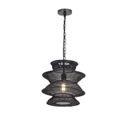 Maxim 14930BK Krabi 1 Light Pendant | Black