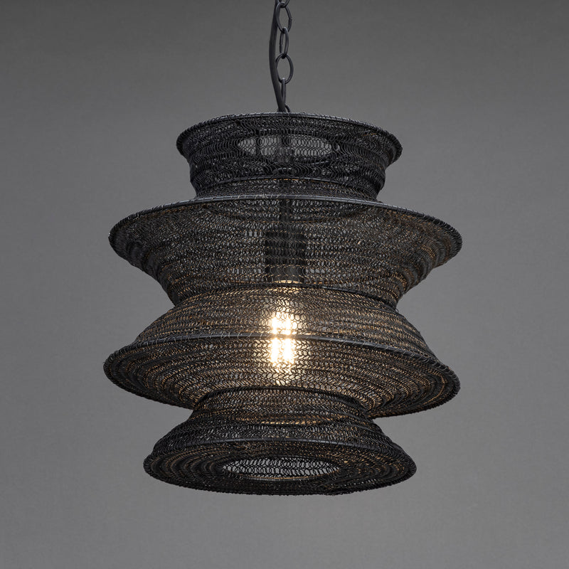Maxim 14930BK Krabi 1 Light Pendant | Black
