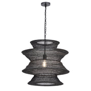 Maxim 14932BK Krabi Large 1 Light Pendant | Black