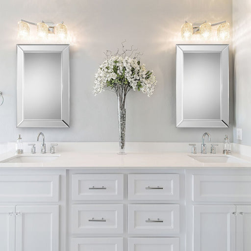 Vistella Mirror | Modern Rectangle Frameless Bathroom Vanity Mirror Mounted Vertical or Horizontal (22 in. W x 34 in. H x 1 in. D)