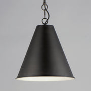 Maxim 15162CHB Veritas 12" 1 Light Pendant | Chestnut Bronze