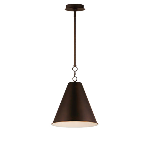 Maxim 15162CHB Veritas 12" 1 Light Pendant | Chestnut Bronze