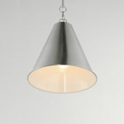 Maxim 15162SN Veritas 12" 1 Light Pendant | Satin Nickel