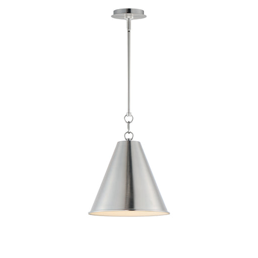 Maxim 15162SN Veritas 12" 1 Light Pendant | Satin Nickel