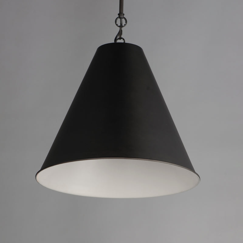 Maxim 15164CHB Veritas 18" 1 Light Pendant | Chestnut Bronze