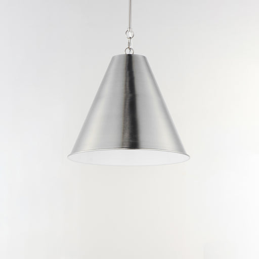 Maxim 15164SN Veritas 18" 1 Light Pendant | Satin Nickel