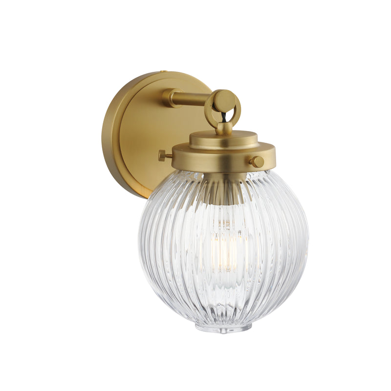 Maxim 15191CRSBR Kasbah 1 Light Bath Vanity | Satin Brass