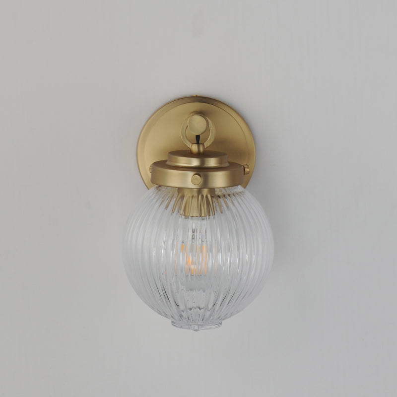 Maxim 15191CRSBR Kasbah 1 Light Bath Vanity | Satin Brass