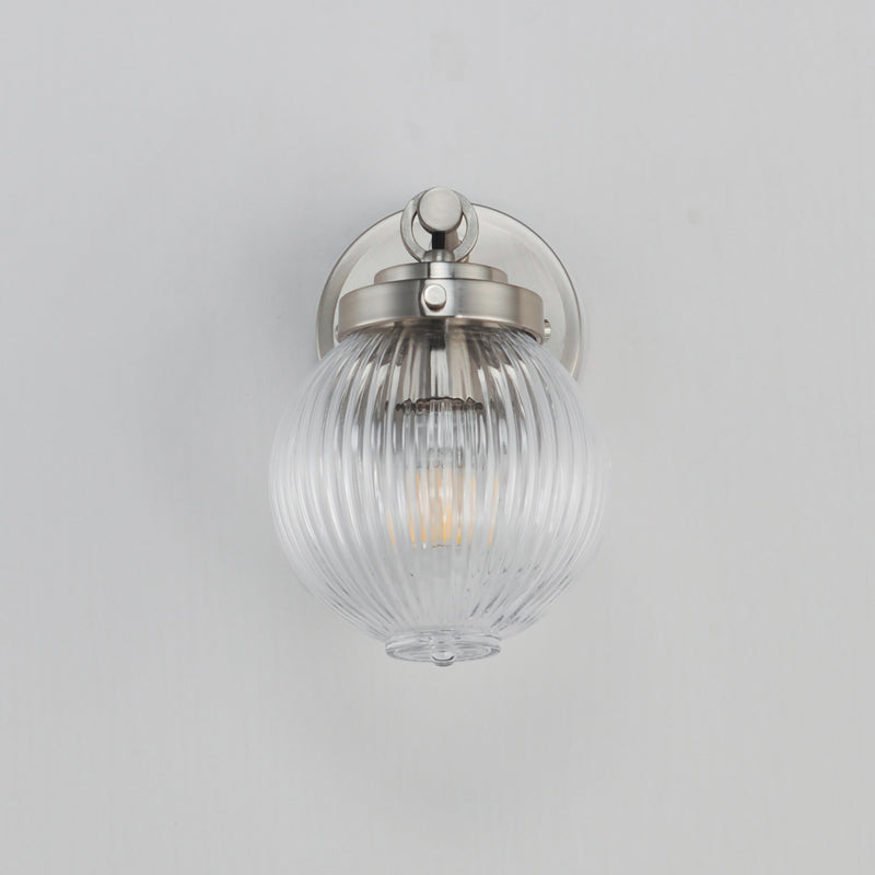 Maxim 15191CRSN Kasbah 1 Light Bath Vanity | Satin Nickel