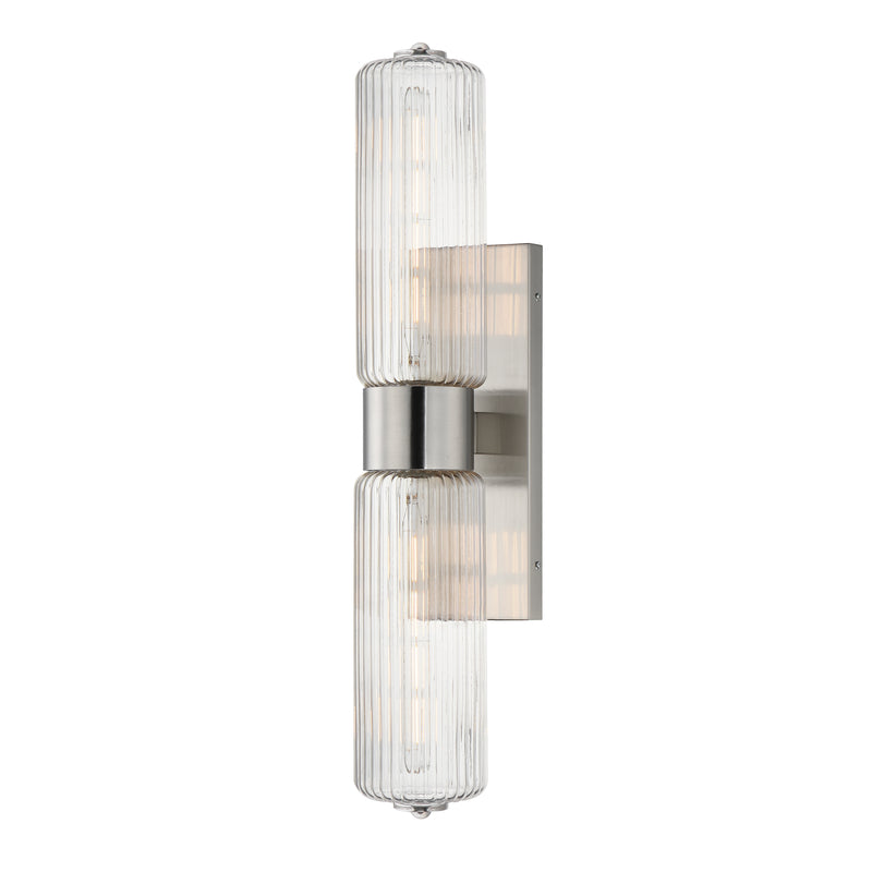 Maxim 15192CRSN Kasbah 2 Light Wall Sconce | Satin Nickel