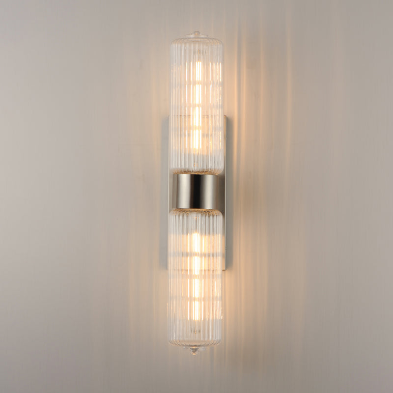 Maxim 15192CRSN Kasbah 2 Light Wall Sconce | Satin Nickel