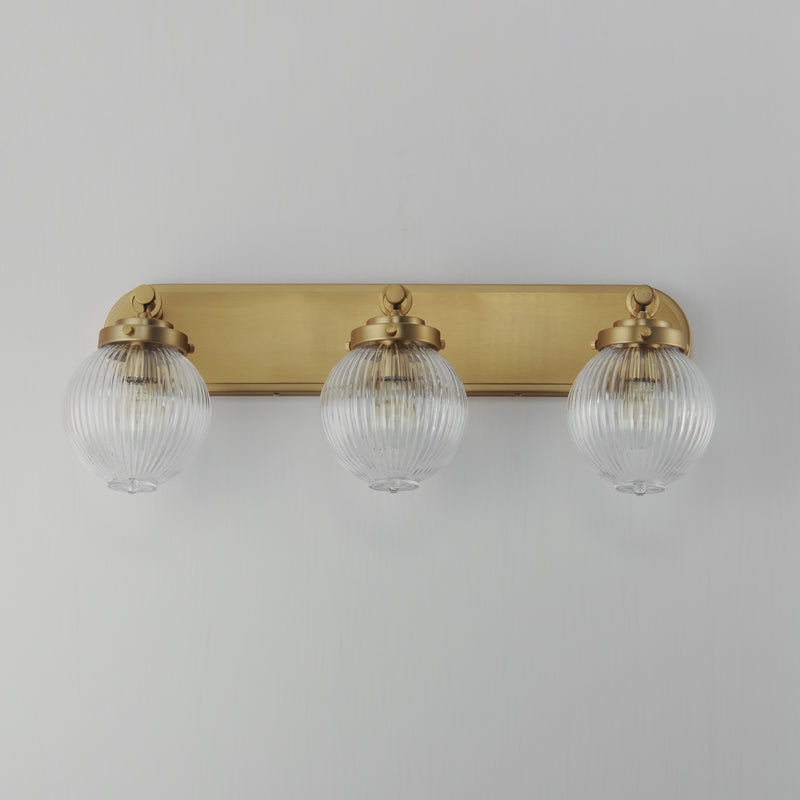 Maxim 15193CRSBR Kasbah 3 Light Bath Vanity | Satin Brass