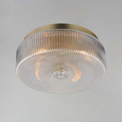 Maxim 15199CRSBR Kasbah 4 Light Flush Mount | Satin Brass