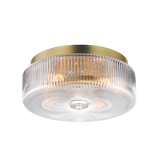Maxim 15199CRSBR Kasbah 4 Light Flush Mount | Satin Brass