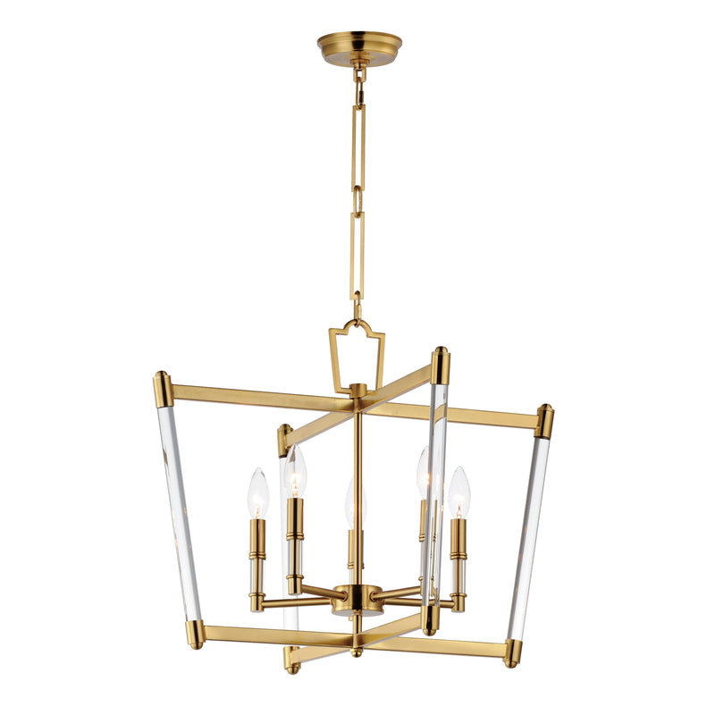 Maxim 16103CLHR Lucent 5 Light Chandelier | Heritage