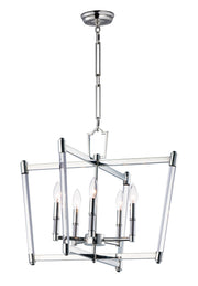 Maxim 16103CLPN Lucent 5 Light Chandelier | Polished Nickel