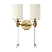 Maxim 16108WTCLHR Lucent 2 Light Wall Sconce | Heritage