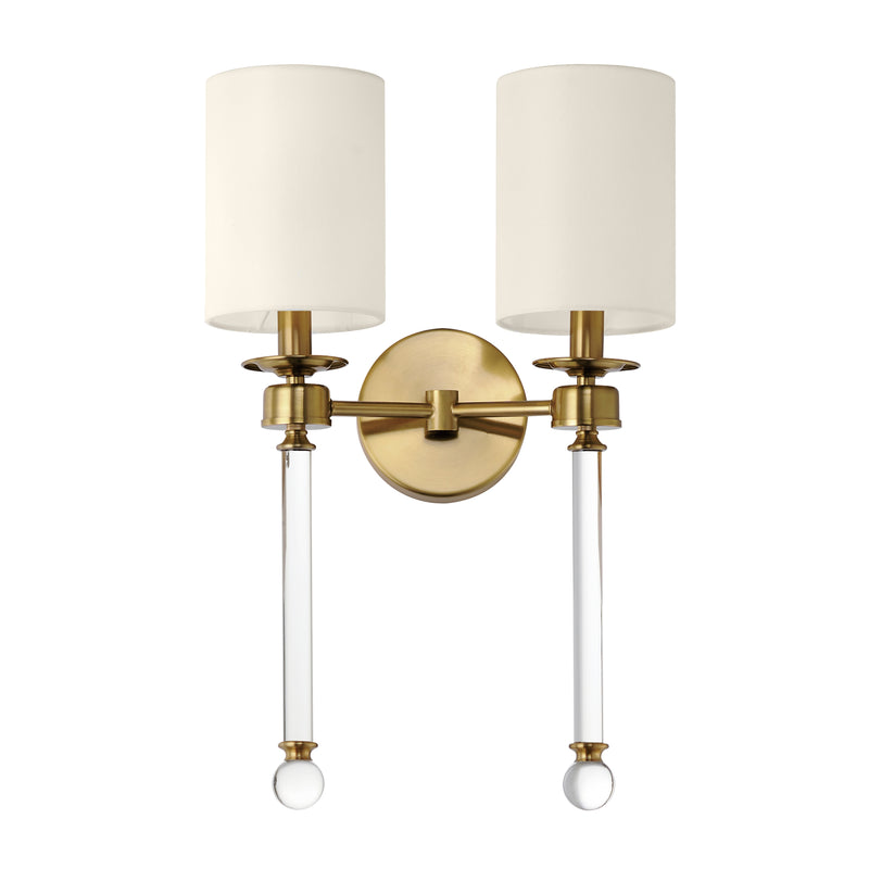 Maxim 16108WTCLHR Lucent 2 Light Wall Sconce | Heritage
