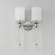 Maxim 16108WTCLPN Lucent 2 Light Wall Sconce | Polished Nickel